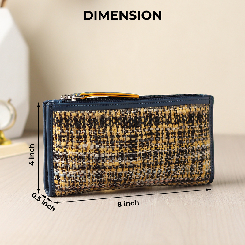 LONG ZIP WALLET AZUL
