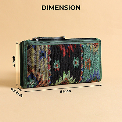 LONG ZIP WALLET VERDE