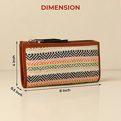 LONG ZIP WALLET TOSTADO