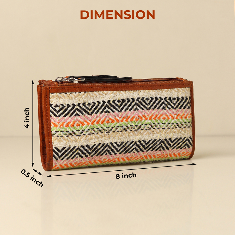 LONG ZIP WALLET TOSTADO
