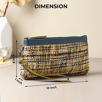 WRISTLET CLUTCH AZUL
