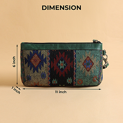 WRISTLET CLUTCH VERDE