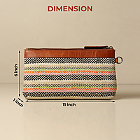 WRISTLET CLUTCH TOSTADO