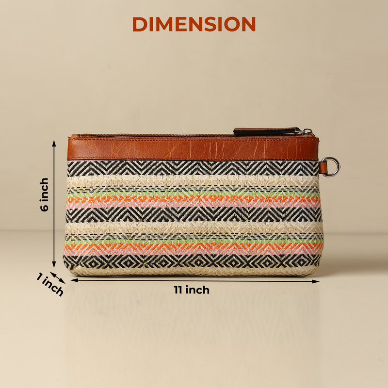 WRISTLET CLUTCH TOSTADO