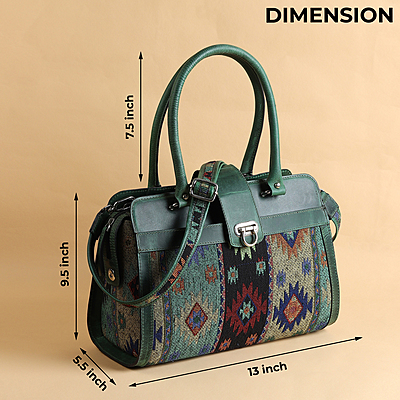 SATCHEL SILOUETTE VERDE