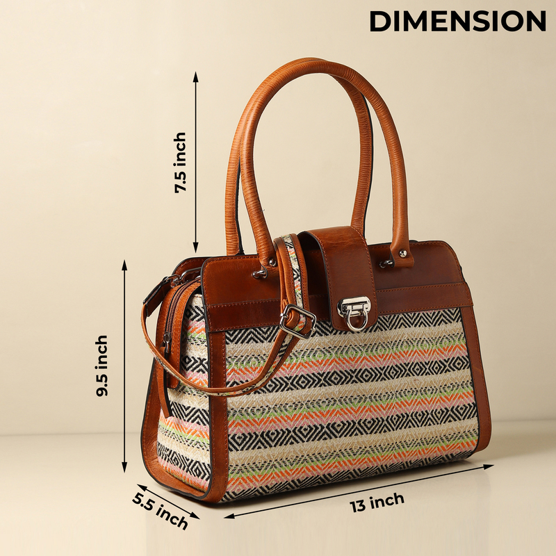 SATCHEL SILHOUETTE TOSTADO