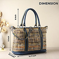 CONVERTABLE SATCHEL AZUL