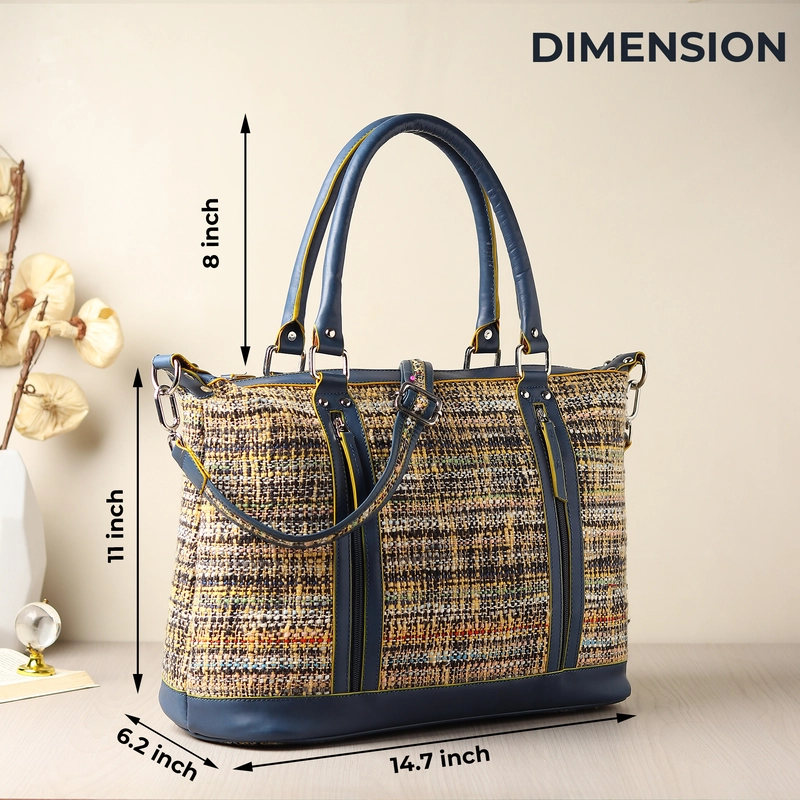 CONVERTABLE SATCHEL AZUL