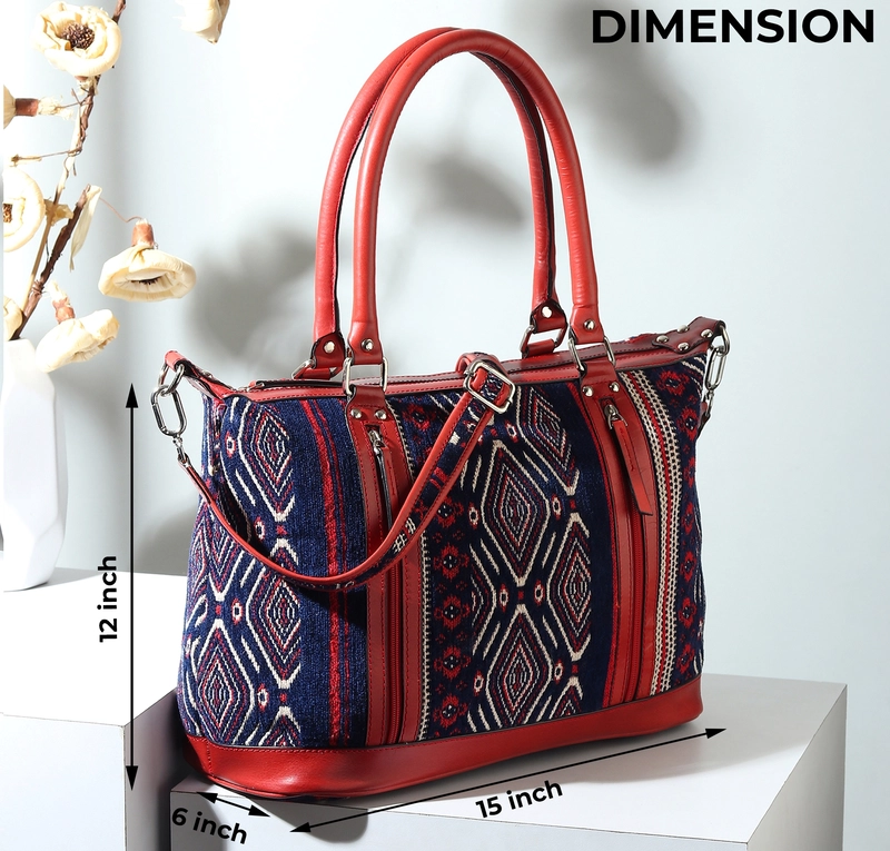 CONVERTABLE SATCHEL ROJA
