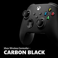 Xbox Wireless Controller β Carbon Black Series X|S, One, and Windows Devices (Black)