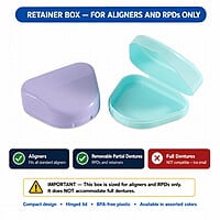 ET Dental Partial Denture Box Cum Retainer Box – Pack of 20