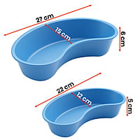Oro Autoclavable Kidney Tray – Reusable Dental Plastic Tray