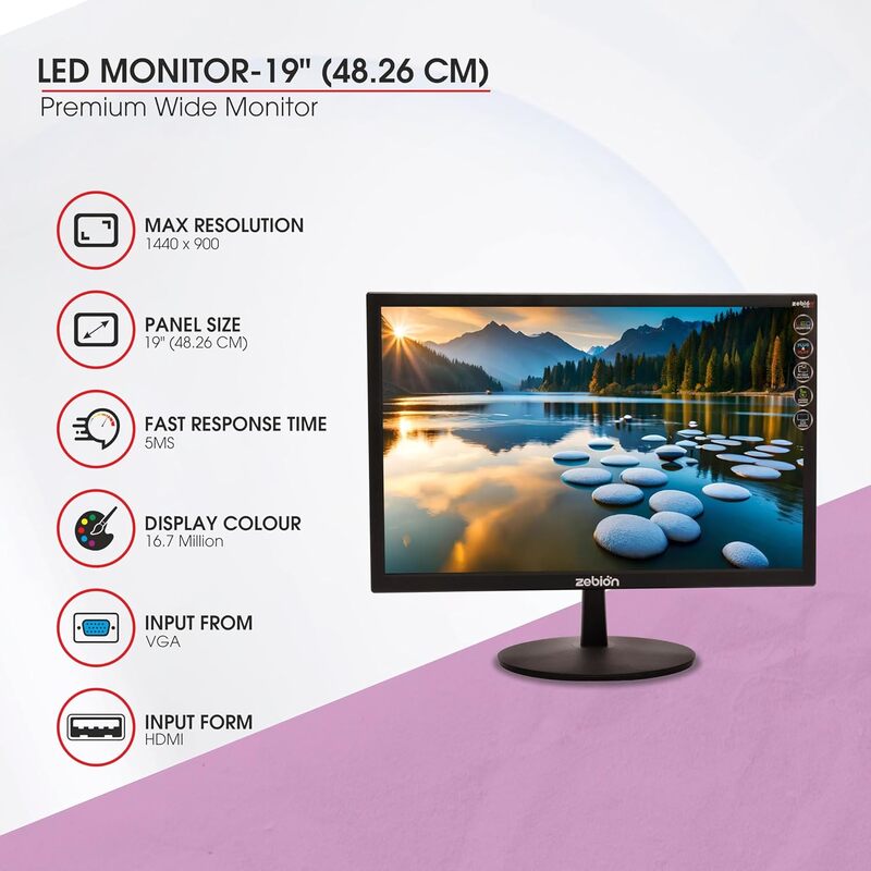 ZEBION 18.5'' MONITOR