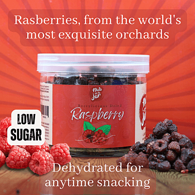 Berrylicious Dried Raspberry Whole 250 Grams