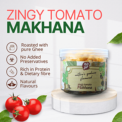 Gourmet zingy Tomato Makhana 50 Grams Gourmet zingy Tomato Makhana 50 Grams
