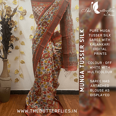 MUNGA TUSSER SILK SAREE YBRSTUS21389