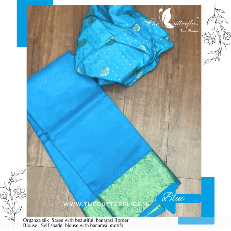ORGANZA SILK SAREE USTSORZ2323