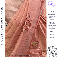 TISSUE BY CHANDERI SILK SAREE DVFSCDS23709