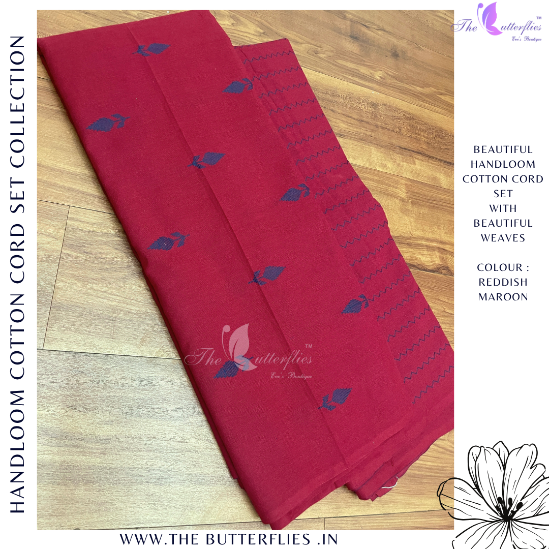 HANDLOOM COTTON CORD SET MAHCHAC24162