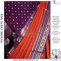 CREPE SILK SAREE NISSCRE24377 CREPE SILK SAREE NISSCRE24377