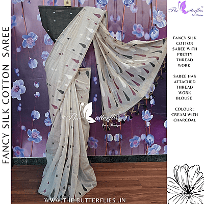 FANCY SILK COTTON SAREE MHTSSCS24343