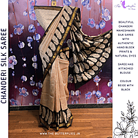 Chanderi Maheshwari Silk Saree SHPSCDS24510
