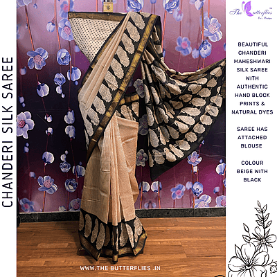 Chanderi Maheshwari Silk Saree SHPSCDS24510