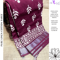 LINEN COTTON SAREE ssgSLIN24641 LINEN COTTON SAREE ssgSLIN24641