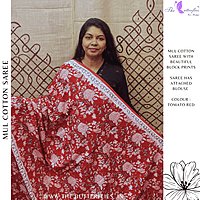 MUL COTTON SAREE SHPSMCS24665 MUL COTTON SAREE SHPSMCS24665