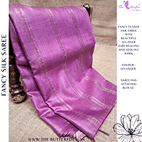 FANCY TUSSER SILK SAREE SFHSTUS24630