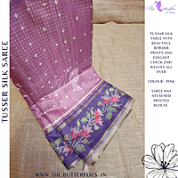 TUSSER SILK SAREE SFHSTSK24635