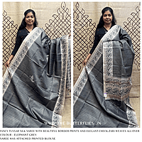 FANCY TUSSER SILK SAREE SFHSTSK24623