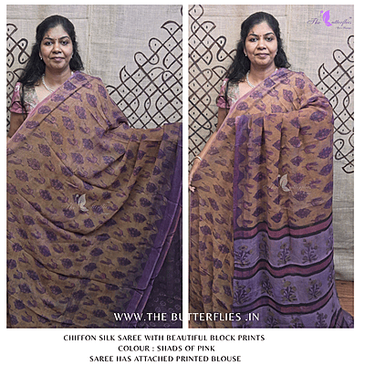 CHIFFON SILK SAREE ssgSGRS24784
