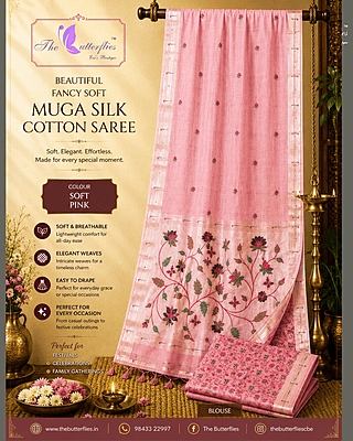 MUNGA SILK  COTTON SAREE MHTSFSC24845