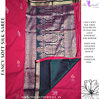 FANCY SOFT SILK SAREE MHTSSIL24836 FANCY SOFT SILK SAREE MHTSSIL24836