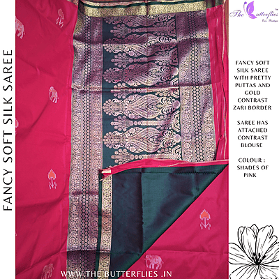 FANCY SOFT SILK SAREE MHTSSIL24836
