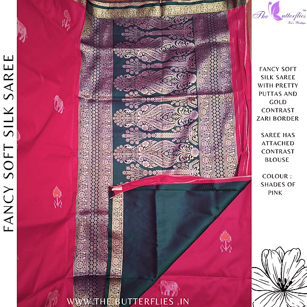 FANCY SOFT SILK SAREE MHTSSIL24836 FANCY SOFT SILK SAREE MHTSSIL24836