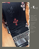 PURE LINEN COTTON SAREE MHTSCLS24884 PURE LINEN COTTON SAREE MHTSCLS24884