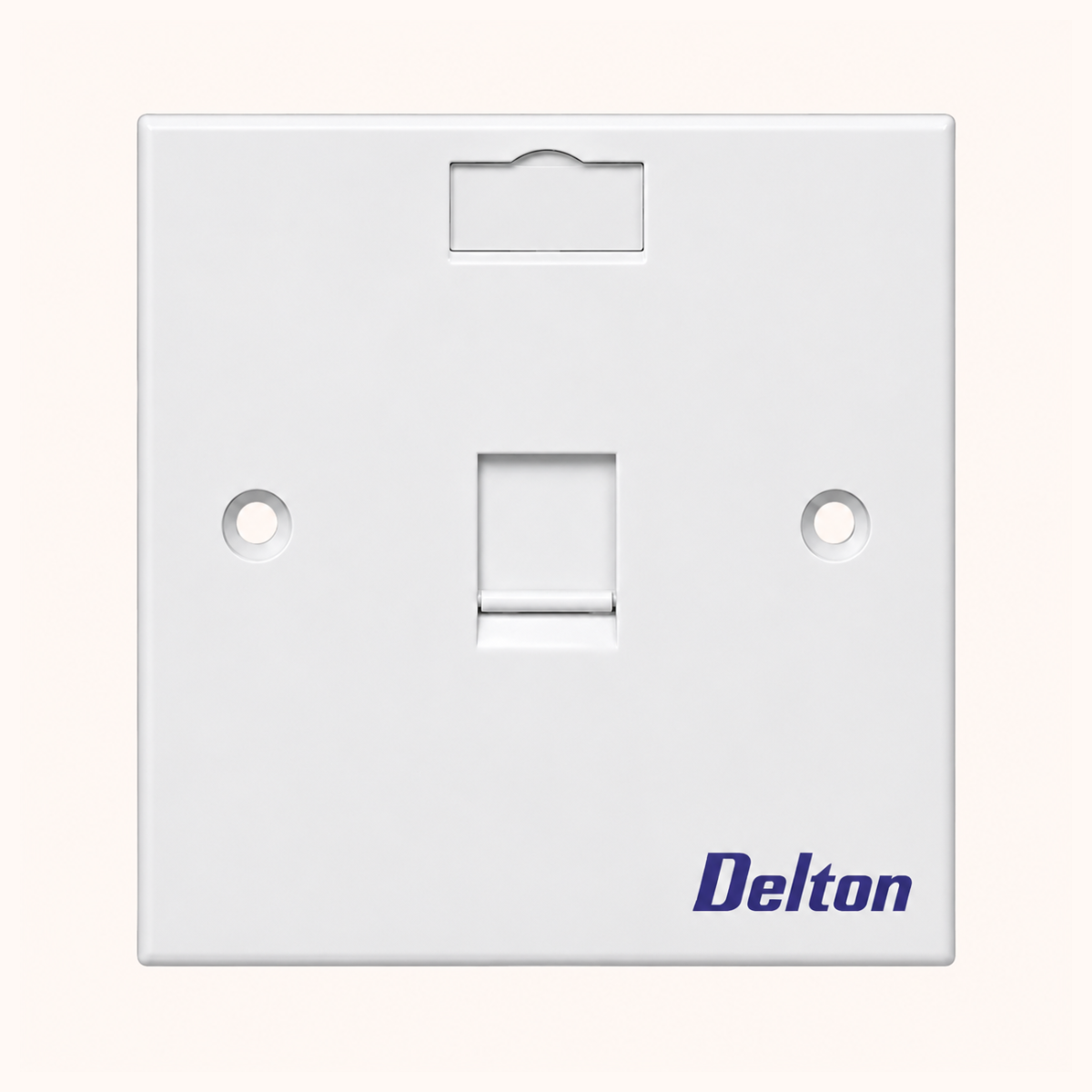Delton Shuttered Face Plates single Port (DLT-FPSMS)