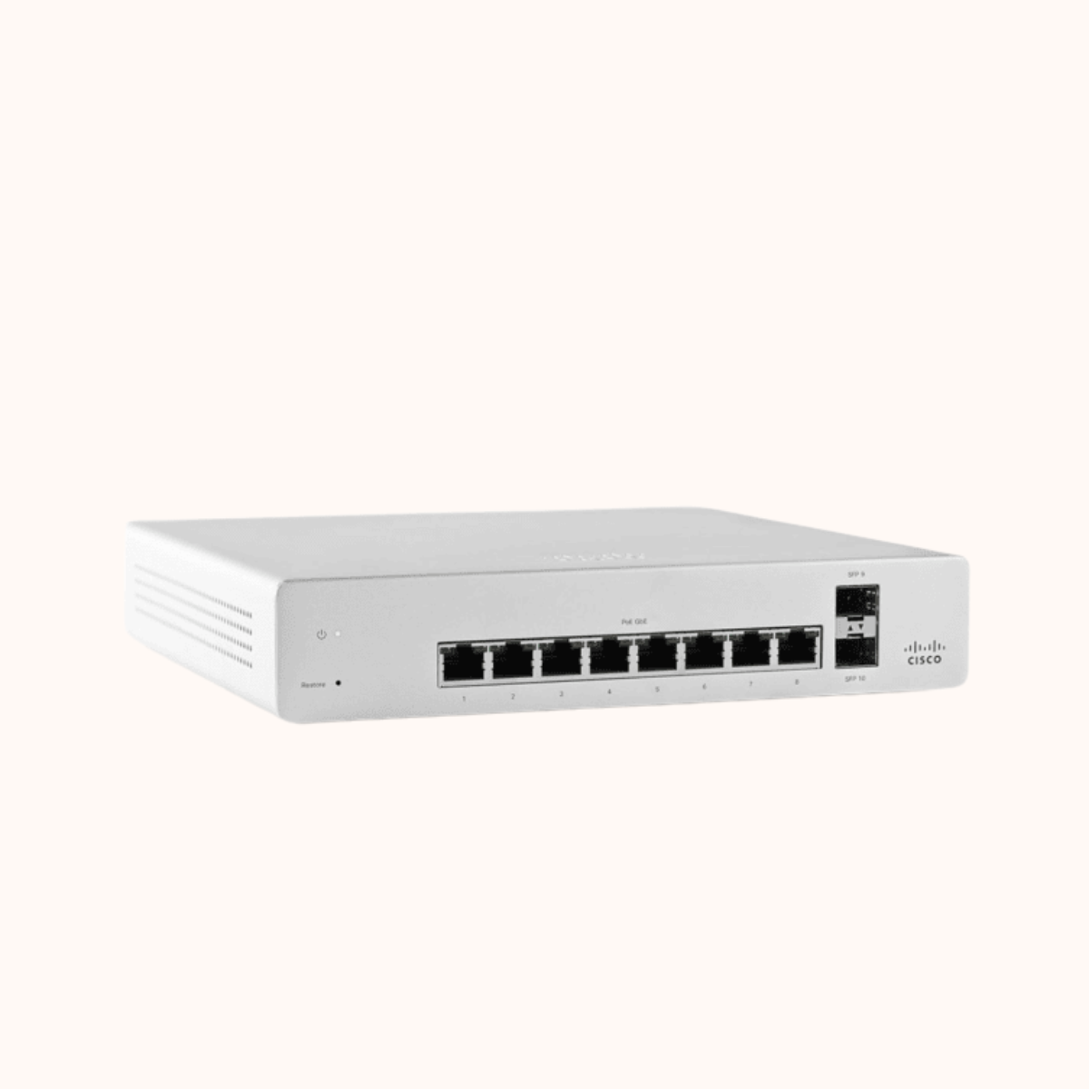 Cisco Meraki Cloud Managed 8 Port Gigabit Ethernet Switch – MS220-8P