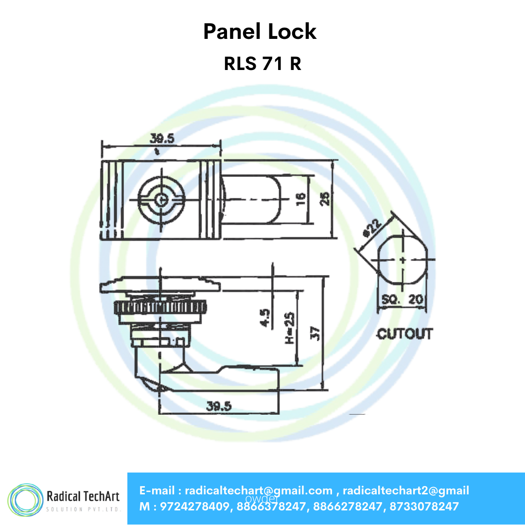 Panel Lock - RLS 71 R