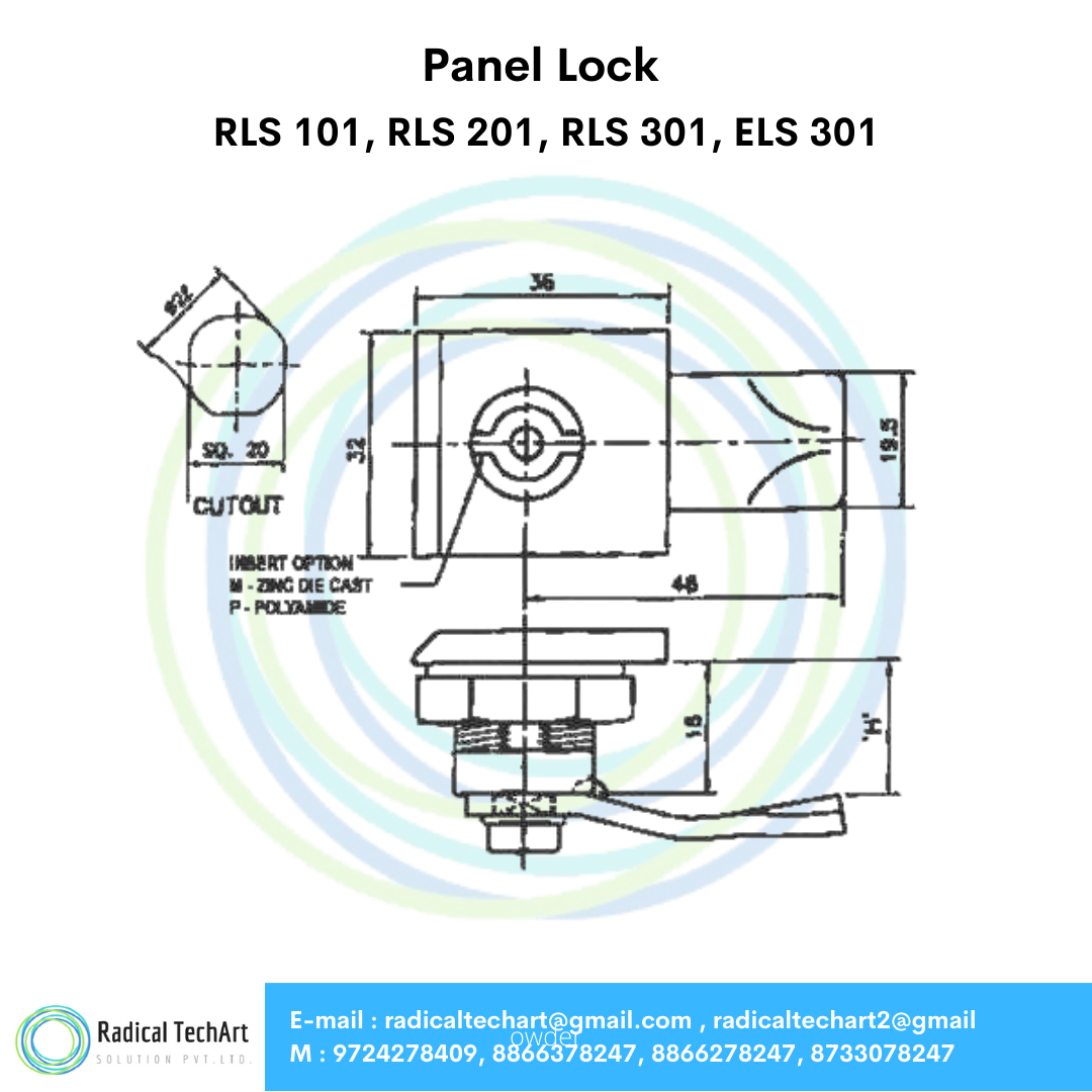 Panel Lock - RLS 101, RLS 201, RLS 301