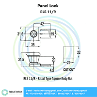 Panel Lock - RLS 11R, RLS 17, RLS 18
