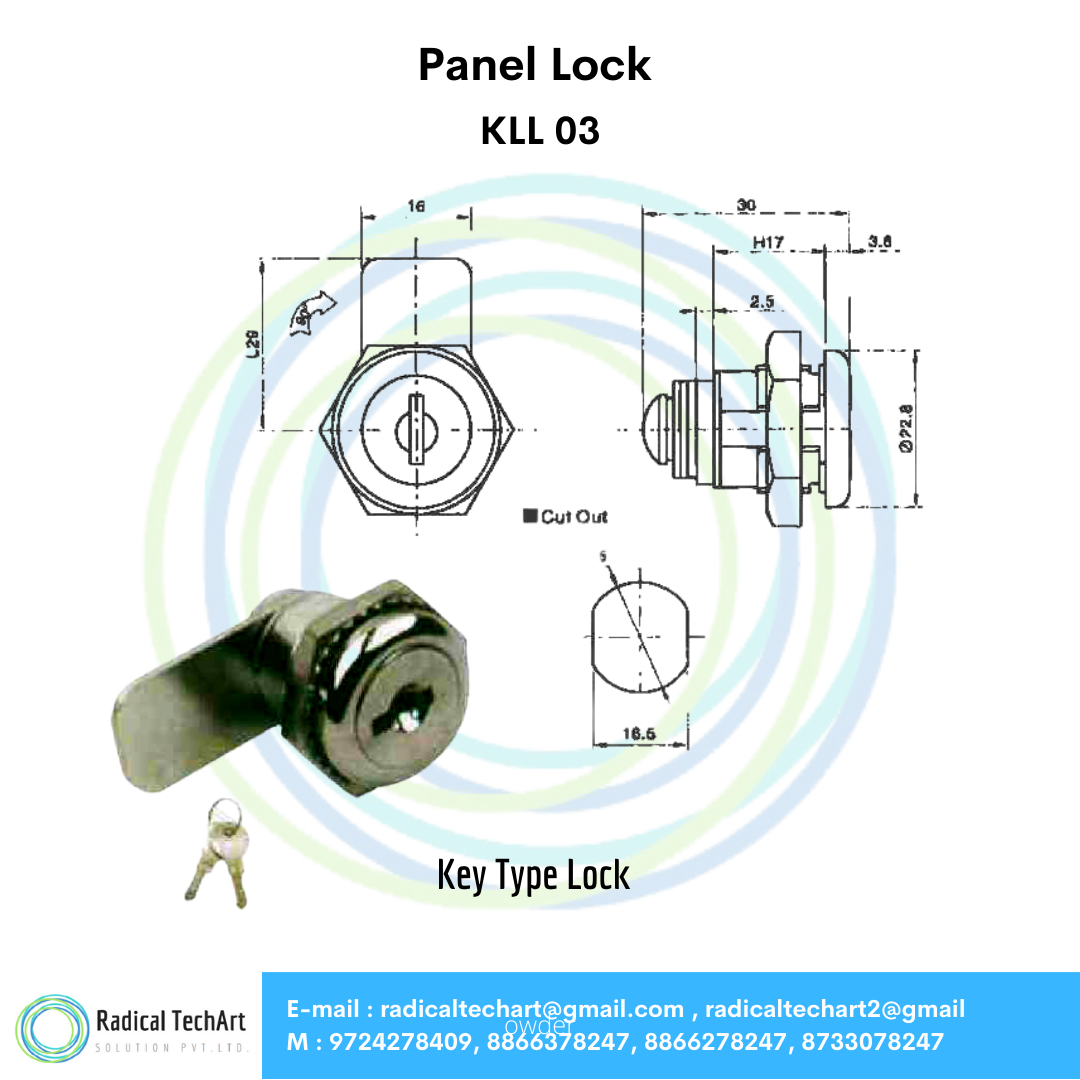 Panel Lock - KL 001, KL 001A, KLL 03, KLL 004,KLL 05-2
