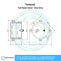 Flameproof Push Button Station - Direct Entry