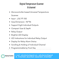 8 Channel Digital Temperature Scanner