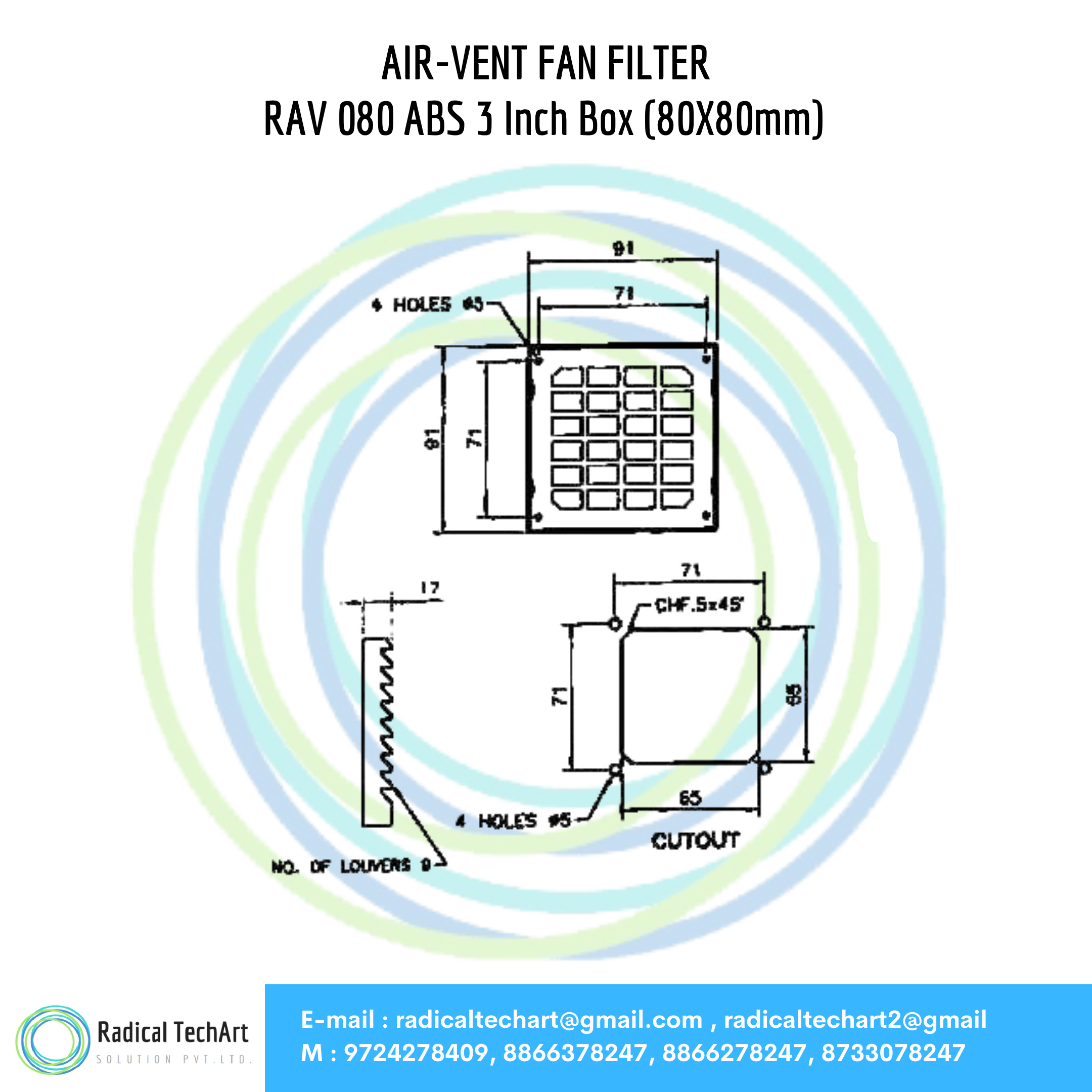 Airvent Fan Filters