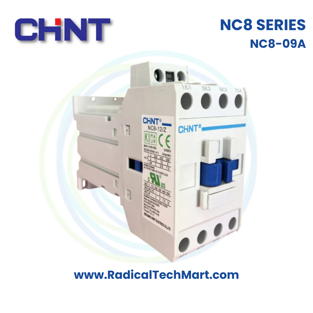 Chint NC8-09 Series AC Contactor – Industrial Electrical Control Device