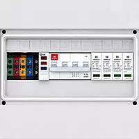 Havells 3 phase ACDB Premium IP66 Waterproof – 32A MCB,320V SPD with Phase indicator (5-12kW)