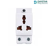 3-Pin DIN Rail Modular Socket | 10–16A 250V AC